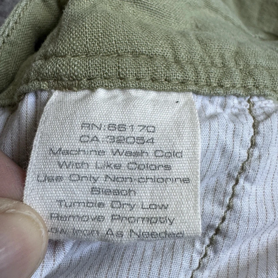 Pantalones Cortos HEI HEI ANTHROPOLOGIE Mujer Talla 6 Verde Carga Bermudas Cónicas ~LEER~ Foto 3 de 4