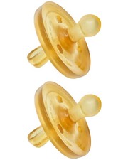 Simply Rubber Pacifiers - Shorter Nipple Less Gagging - Small Newborn 0-6 ...