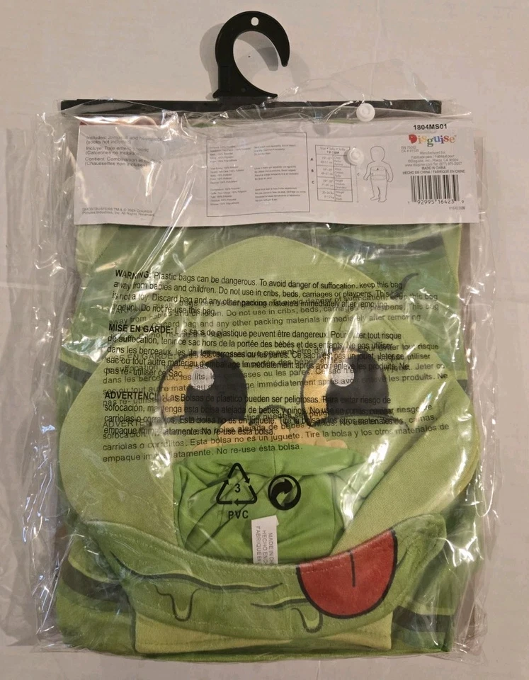 Disfraz Cazafantasmas Imperio Congelado Delgado Bebé Infante Talla 12-18 Mo Foto 3 de 3