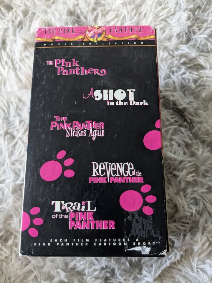 The Pink Panther 5 VHS Lot Box Set Vintage Collection - Peter Sellers Series Foto 2 de 4