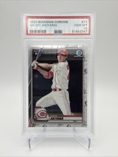 SHOGO AKIYAMA ROOKIE 2020 BOWMAN CHROME PSA 10 GRADED CARD CINCINNATI REDS RC