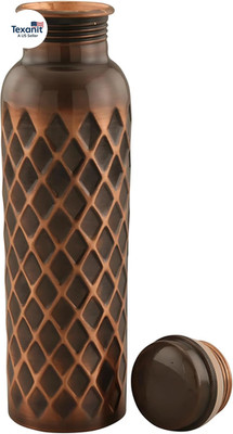 Ayurvedic Pure Copper Water Bottle 34 Oz | Leak Proof | Durable & Rust Proof | T