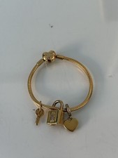 Charm Armband Pandora 16cm mit 3 Charms