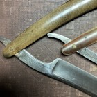 RARE Lot of 2 Vintage straight razors by HENRY SEARS & SONS and R.J. ROBERTS  — photo 7