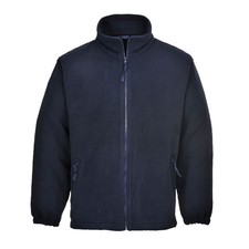 Image of Portwest F205 Aran Fleece Anti-Pill Warm Comfort Middle Weight Jacket - Navy
