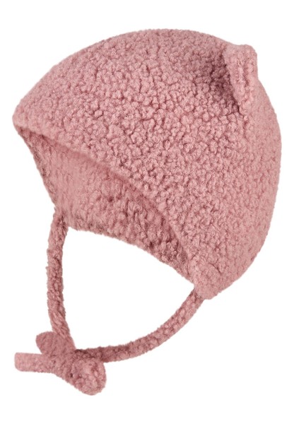 Sterntaler InkamüTze MäDchen 47 Cm Mattrosa Baumwollfleece Ohrenklappen-image