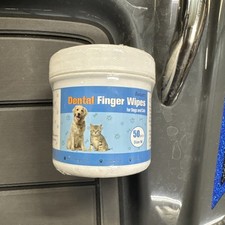 Avont Dental Finger Wipes For Dogs Cats 50 Pcs Size M Unscented Alcohol-Free