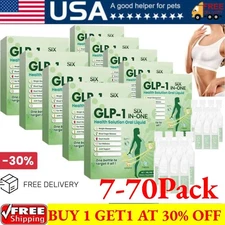 GLP-1 SIX-in-ONE Health Solution Oral Liquid, Advanced Body Care Liquids Drop US