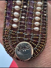 bracciale ZIIO pietre dure e perle 