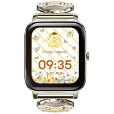 Sanrio Pompompurin GH-SMWL-PN Smartwatch Green House Yellow w/Box JAPAN NEW