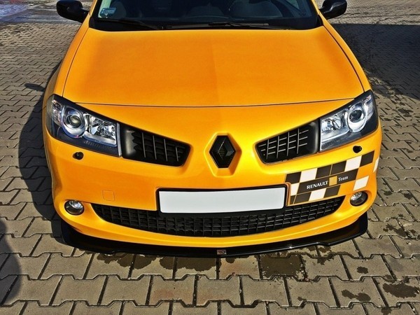 Maxton Design Frontlippe Passend FüR Renault Megane Ii Rs Schwarz Hochglanz-image
