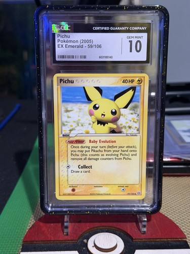 Pichu graded CGC 10 for sale on eBay