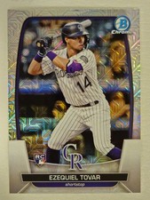 2023 Bowman - Ezequiel Tovar #15 Chrome Mojo Refractor (RC)