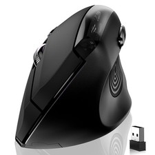 Wireless Ergonomic Mouse Upgraded 2.4G Optical Vertical Right Hand Large