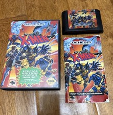 X-Men (Sega Genesis, 1993) CIB With Manual Un Tested Working Complete
