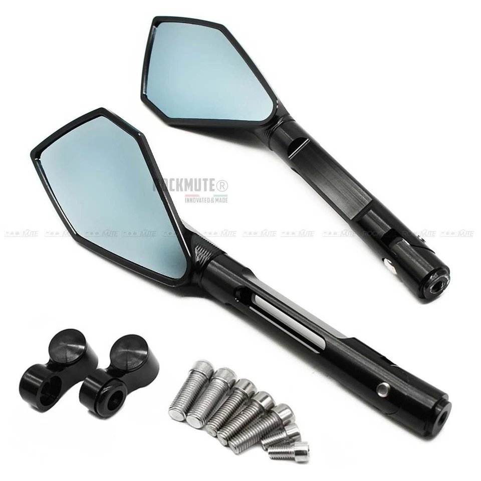 Espejos retrovisores laterales para YAMAHA XSR900 XSR700 XSR155 XSR125 Z6 FZ1 FZ8 Foto 4 de 4