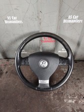 Volkswagen Golf Mk5 GT Leather Steering Wheel 1K0419091DB - CE1 #9