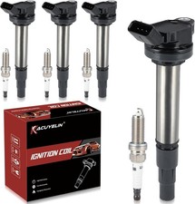UF596 Confezione Bobina Accensione e Candele Iridio Compatibile con Toyota Corolla...