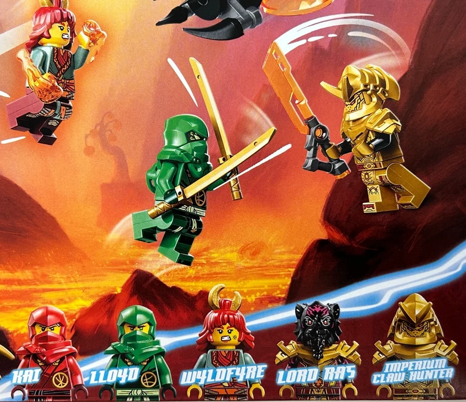 Lego 71793 Ninjago Heatwave Transforming Lava Dragon - New / Sealed / RETIRED - Image 3 of 4