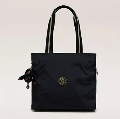 Kipling Live Anusha Large Multi Comp Tote Furry Monkey & Coin Purse New Tags