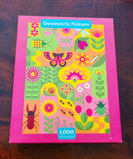 Puzzledly Geometric Nature Flowers & Plants 1000-Piece Matte Puzzle Made in USA