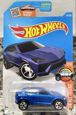 Hot Wheels 2016 Raro "Variazione" Hot Trucks Blu Lamborghini Urus 5SP Ruota VHTF