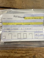 OMC Johnson Evinrude 339543 Rope Guide O-Ring (Qty-3) OEM NOS