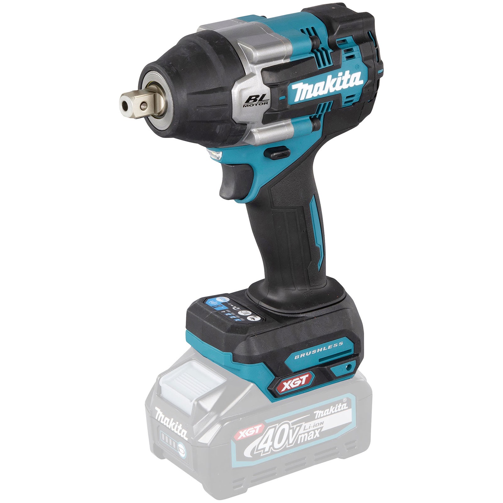 Makita  XGT 40Vmax BL Impact Wrench 40V Bare Unit + Case