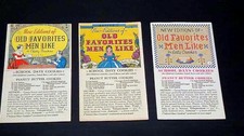 Lot 3 Betty Crocker Gold Medal Flour Recipe Cards Old Favorites Men Like Cookies