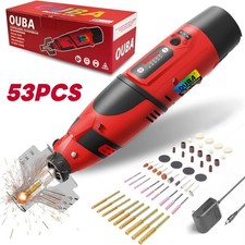 Cordless Electric Chainsaw Sharpener Kit 54PCS w/ Diamond Wheels & Battery