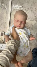 19In Weighted Reborn Baby Doll Realistic Newborn Boy Girl Painted Hair Toys Gift