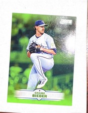 2025 Stadium Club #12 Shane Bieber Lime Green