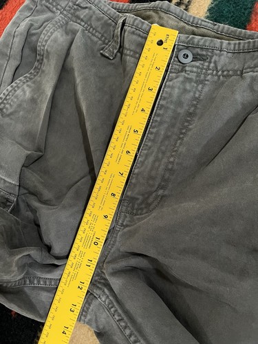 Vtg Y2K Gap Standard Cargo Pants Mens 35x32 Khaki Greenish Brown Straight Skater - Picture 10 of 13