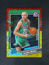 2023-24 Panini Donruss Optic Jordan Walsh #227 Rated Rookie Scope Red Gold /99