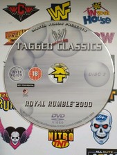 WWE Tagged Classics ROYAL RUMBLE 2000 DVD Disc Only WWF Wrestling Silvervision