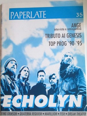 PAPERLATE 35 1995 Echolyn Ange Quaterna Requiem Marillion Fish King Crimson