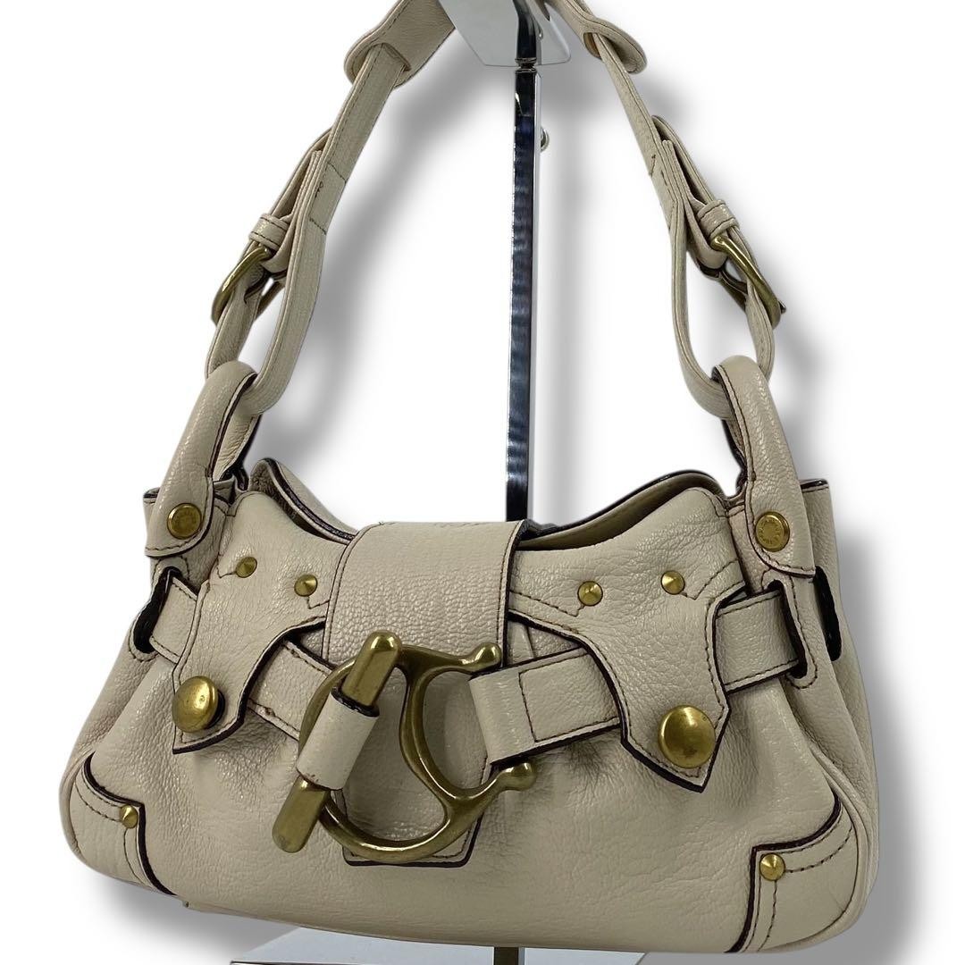 バッグ Y2K leather vintage shoulder bag 00s Y2K 2000s Leather One Shoulder Handbag Vintage 00s Retro