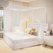PARFINER Mosquito Net for Patio Bed Tent King Size Portable Mosquito Netting ...