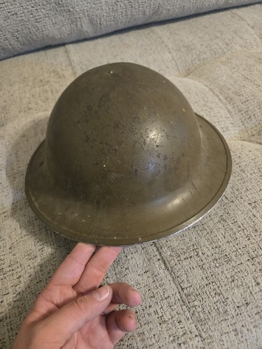 WW2 Canadian Mark II Helmet Stamped 1942
