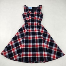 PRADA Women Check Dress US XS-S Multicolor Pre-Owned