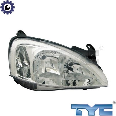 Scheinwerfer 20-6065-45-2 für Opel Corsa/Schrägheck/Van Combo/Tour/Kasten/Karosserie/Großraumlimousine 1,7L