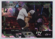 2024 Upper Deck Allure AEW In Action Green Quartz 58/99 Evil Uno #IA-7 1k69