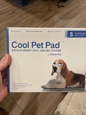 The Green Pet Shop Dog Cooling Mat for Dogs, Small 9-20lbs (Sage/Grey)