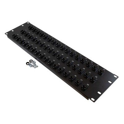 NavePoint 3U (5.25'') 19 Inch Panel with 48 Cat5e Couplers