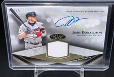 2022 Topps Tier One Josh Donaldson Relic Auto 41/49 Minnesota Twins NM