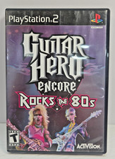 Guitar Hero Encore Rocks the 80s (Playstation PS2) Complete CIB Tested Clean