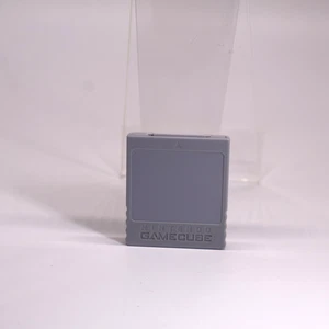 OEM Gamecube Memory Card 59 Blocks DOL-008 Gray