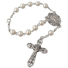 Car Mirror Rosary Hanging Religious Charm
