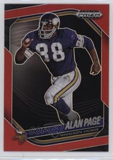 2025 Panini Prizm Black Red Prizm 158/299 Alan Page #85 HOF 1t4t