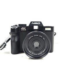 NBD Digital Camera 4K 48MP 3" IPS LCD screen With Zoom/ Macro Lens NO CHARGER